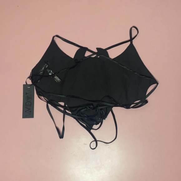 Widow Cave Rave Sequin Bat Top - Picture 2 of 5